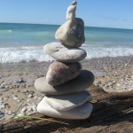 Connie Warkentin       “Stone Cairn, Lake Michigan” Category: Color